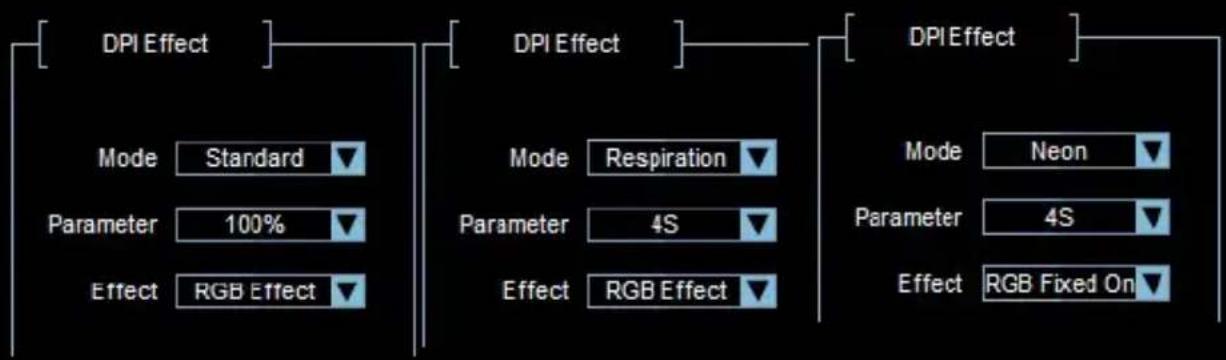 KeepOut X4Pro - DPI Selection and Backlight Color (DPI Setting) - 4