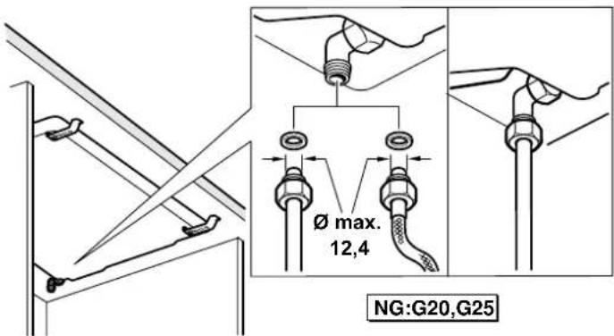 Ø max. 12,4 NG:G20,G25