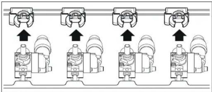 BOSCH POH7C9O12O - By-pass enjektörlerine doğrudan ulaşılamayan modeller için (opsiyonel): - 1