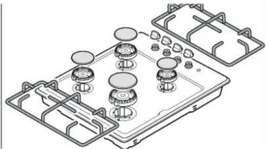 BOSCH POH7C9O12O - Ocak tablasının sökülmesi - 1