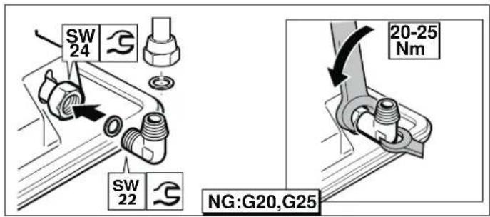 SW 24 SW 22 20-25 Nm NG:G20,G25