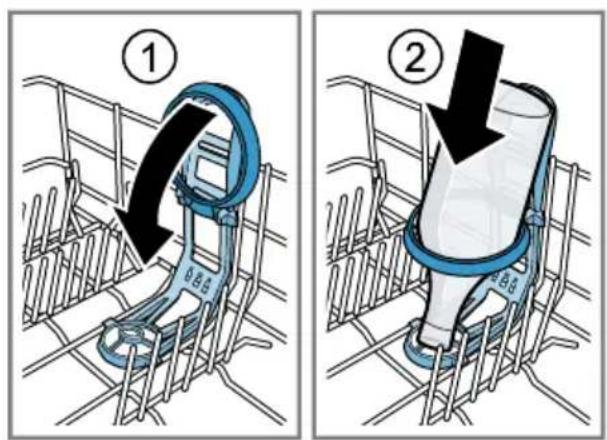 SIEMENS SN15EW00KT - Şişe tutucusunun kullanımı - 1