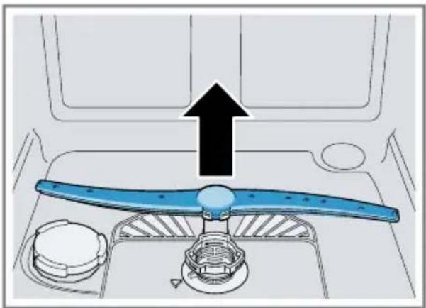 SIEMENS SN15EW00KT - Püskürtme kollarının temizlenmesi - 2