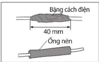 Băng cách điện 40 mm Ông nén