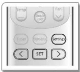 Temp — SINGLE TIMER Fan Driver Options Settings < SET >