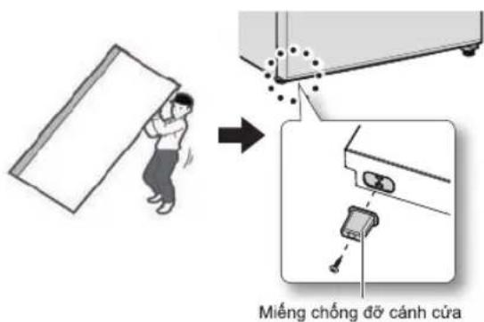 Miếng chống dỡ cánh cửa