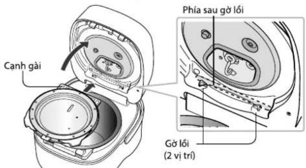 Cảnh gài Phía sau gör lôi Gờ lôi (2 vị trí)