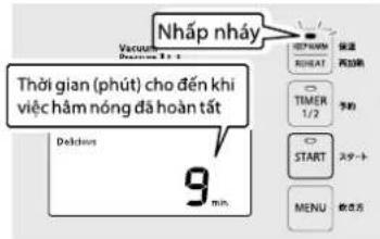 Nhắp nhảy Vacuum Vacuum 1 x 2 Thời gian (phút) cho đến khi việc hầm nóng đã hoàn tất Delicious 9 mm RICHAT TIMER 1/2 START MENU 收信方