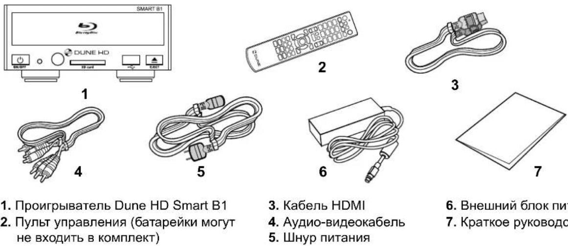 Dune HDIHD Smart B1 - Содержимое коробки - 1