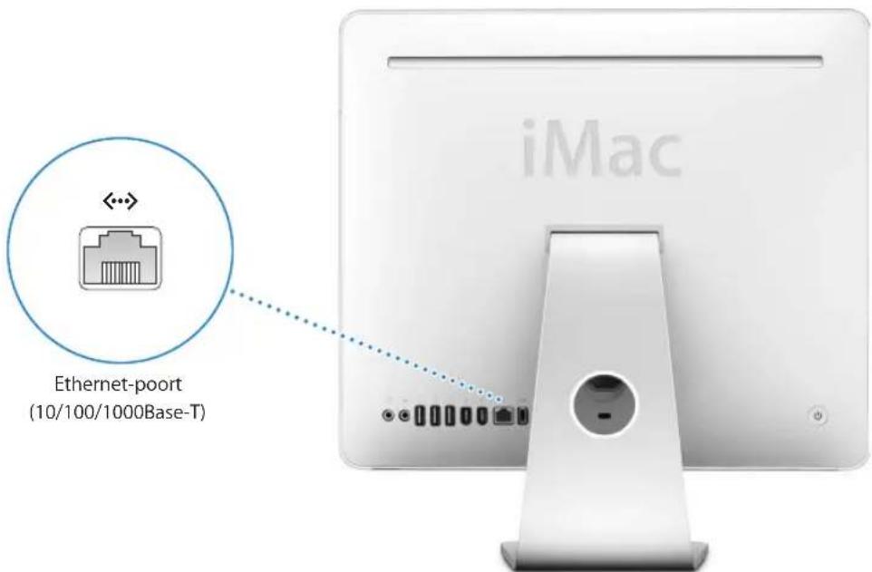 iMac Ethernet-poort (10/100/1000Base-T)