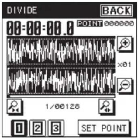 DIVIDE 00:00:00.0 POINT 000000 x01 1/00128 SET POINT