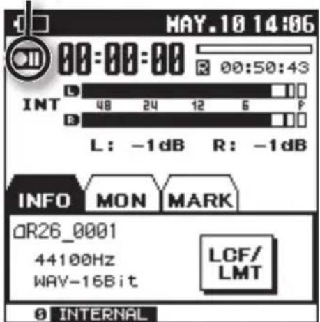 MAY.18 14:06 00:00:00 R 00:50:43 INT 48 24 12 6 P L: -1dB R: -1dB INFO MON MARK OR26_0001 44100Hz WAY-16Bit LCF/ LMT INTERNAL