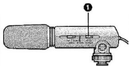 Technical diagram of a handheld device with labeled component and connection point