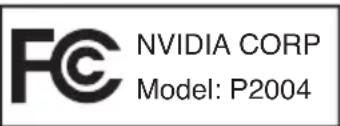 NVIDIA CORP Model: P2004