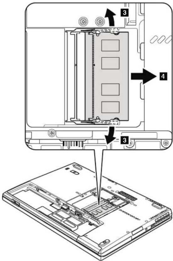Technical diagram showing a device rear panel with labeled components and an exploded view of the internal structure.