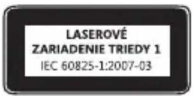 LASEROVÉ ZARIADENIE TRIEDY 1 IEC 60825-1:2007-03