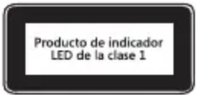 Producto de indicador LED de la clase 1