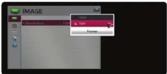 LG SP820 - Réglage des paramètres - 4