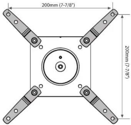 200mm (7-7/8") 200mm (7-7/8")