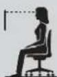 Ergotron LX Sit-Stand Wall Mount LCD Arm - Determine mounting location: - 4