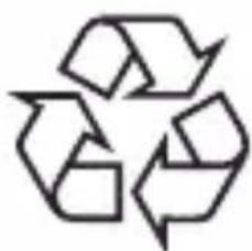 Recycling symbol composed of three chasing arrows forming a triangle (no text or labels)