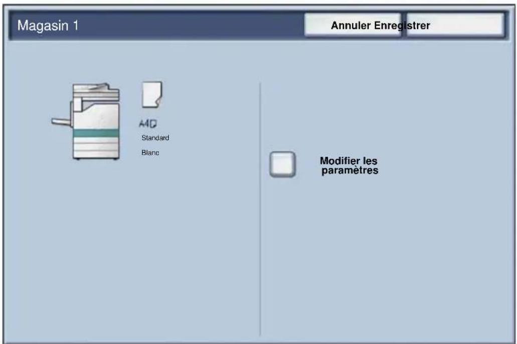Magasin 1 Annuler Enregistrer A40 Standard Blanc Modifier les paramètres