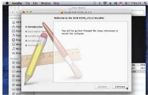 Welcome to the D08-E100_v3.5.0 Installer You will be guided through the steps necessary to install this software. On Back Cancelive