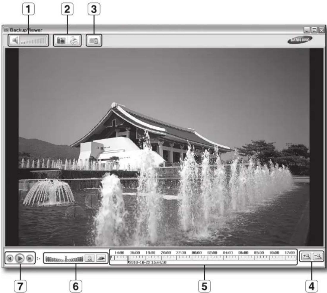 1 2 3 Backup viewer SAMSUNG 14:00 16:00 18:00 20:00 22:00 00:00 02:00 04:00 06:00 08:00 10:00 12:00 2010-10-22 15:44:10 7 6 5 4