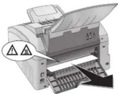 PHILIPS LPF5120 Laserfax 5120 - Papierstoring in fixeereenheid verhelpen - 3