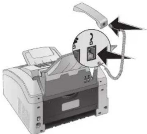 PHILIPS LPF5120 Laserfax 5120 - Documentenopvang aan- brengen - 2