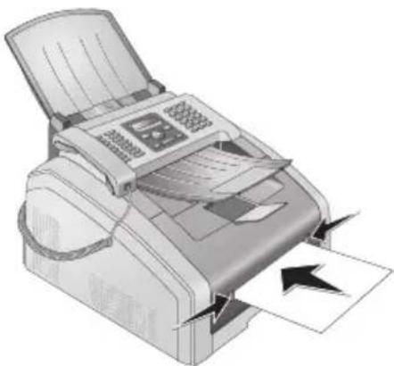 PHILIPS LPF5120 Laserfax 5120 - Papier in de handmatige papiertoevoer plaatsen - 1