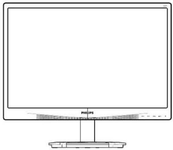 PHILIPS 240S4LPMB S-line 24 - Beschrijving van de bedieningsknoppen - 1
