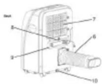 DOMO DO191A - INSTALLING THE AIR OUTLET PIPE - 5