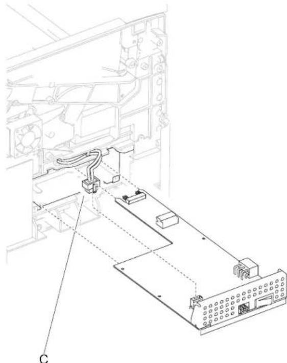 DELL 5230dn - LVPS card assembly removal (5230n/dn, 5350dn, and 5530dn) - 2