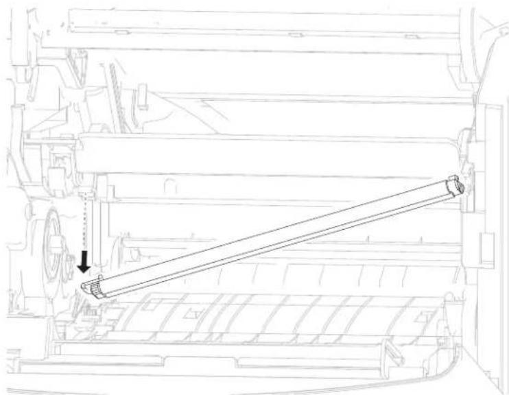 DELL 5230dn - Connection bezel assembly, rear removal (5350dn and 5530dn) - 4