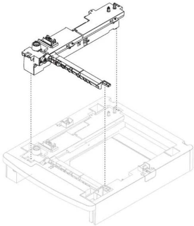 DELL 5230dn - 250-sheet frame assembly removal - 2