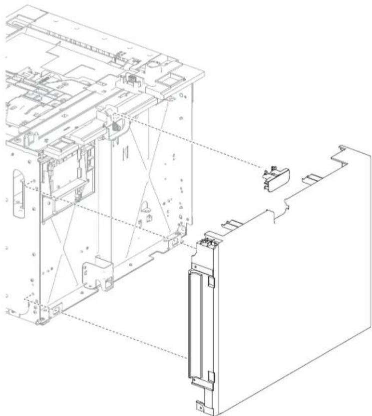 DELL 5230dn - High capacity input tray (HCIT) cover, left removal - 2