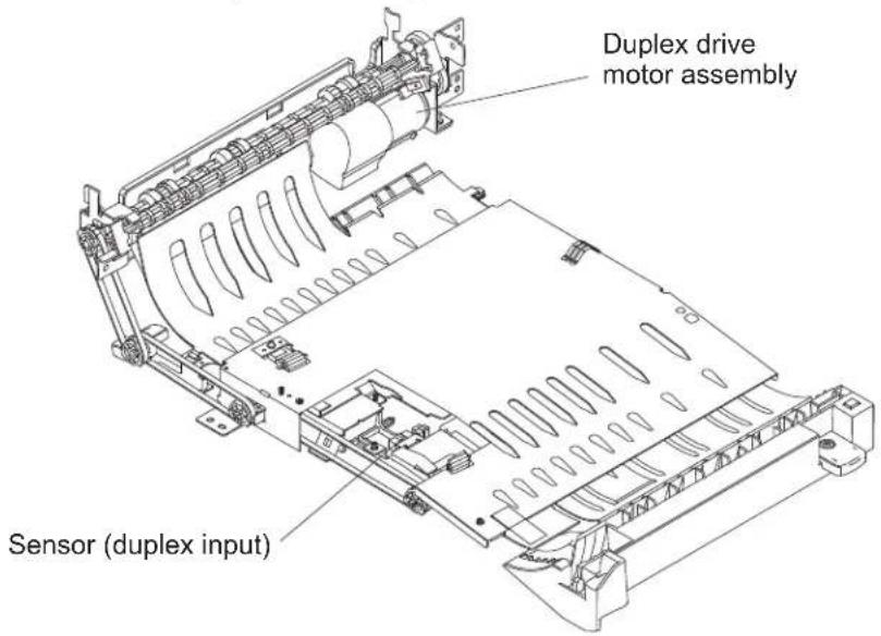Duplex drive motor assembly Sensor (duplex input)