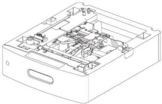 DELL 5230dn - 250-sheet controller card assembly removal - 3