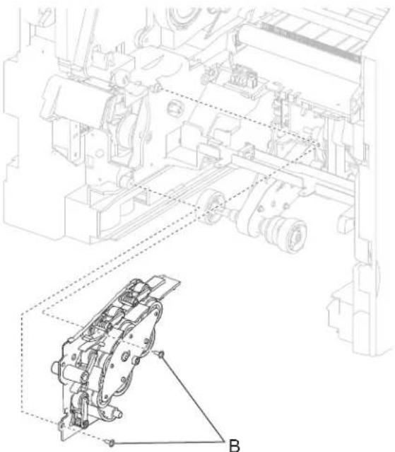 DELL 5230dn - Alignment assembly removal - 3