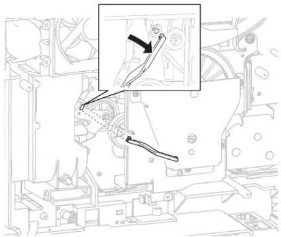 DELL 5230dn - Fuser drive release linkage removal - 1