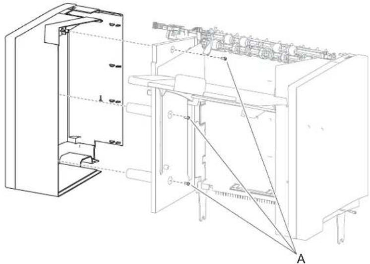 DELL 5230dn - High capacity stacker left cover removal - 1