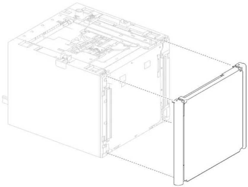 DELL 5230dn - High capacity input tray (HCIT) cover, rear removal - 2