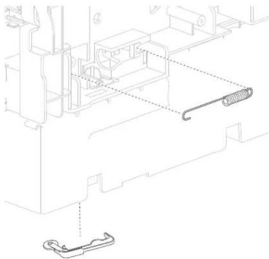 DELL 5230dn - Tray roller catch assembly removal - 1