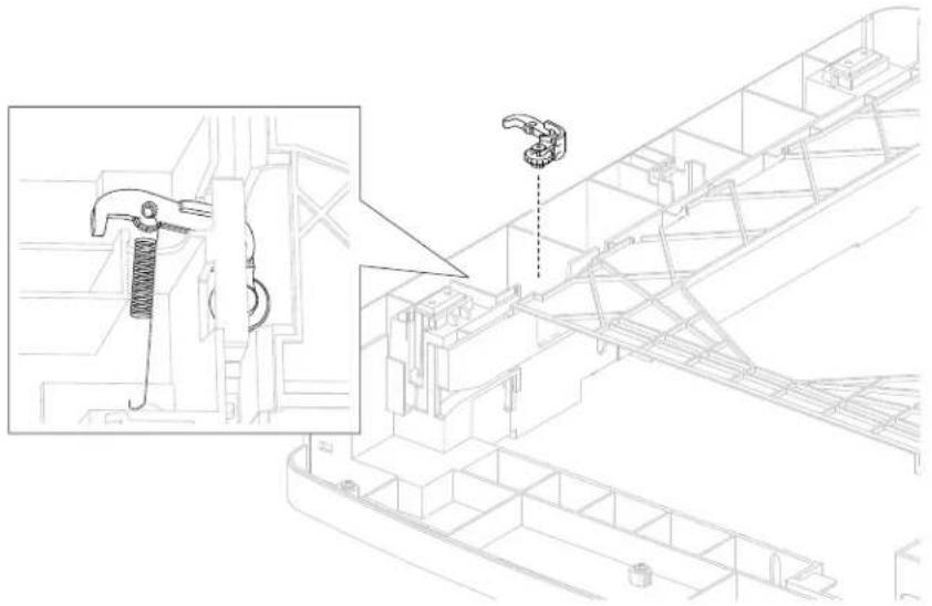DELL 5230dn - Tray roller catch assembly removal - 1