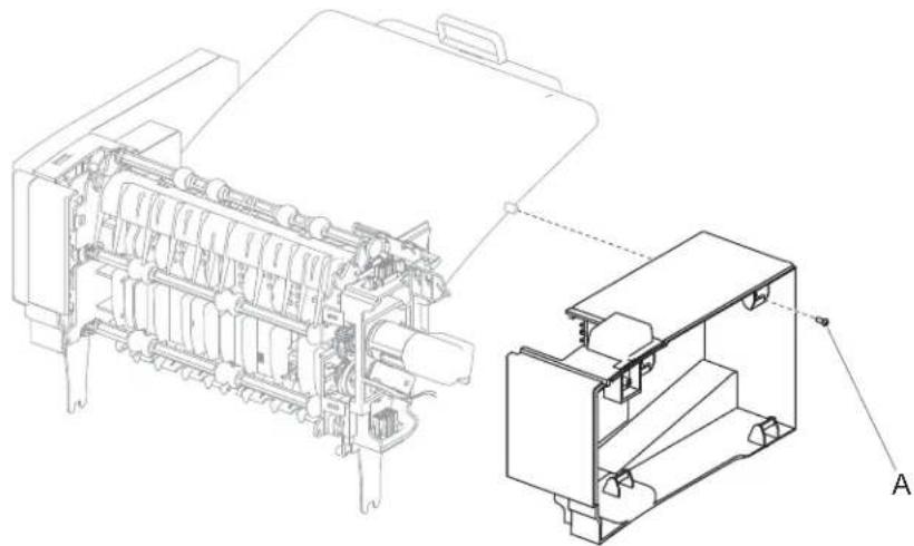 DELL 5230dn - Output expander left inner cover removal - 1