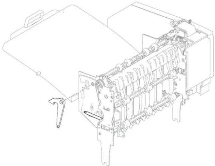 DELL 5230dn - Output expander media bin latch (left and right) removal - 1