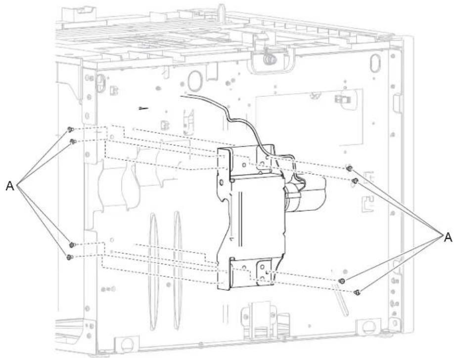 DELL 5230dn - High capacity input tray (HCIT) drawer slide assembly removal - 3