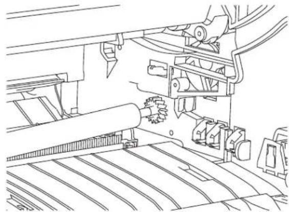 DELL 5230dn - Transfer roll assembly removal - 1