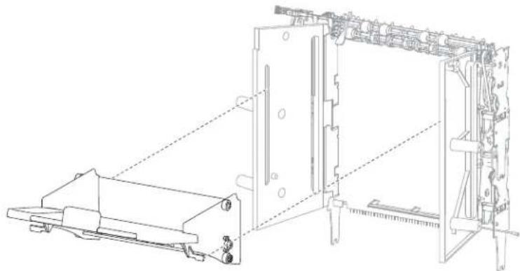 DELL 5230dn - High capacity stacker media output bin assembly removal - 1